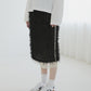 Tape Yarn Shirring Skirt