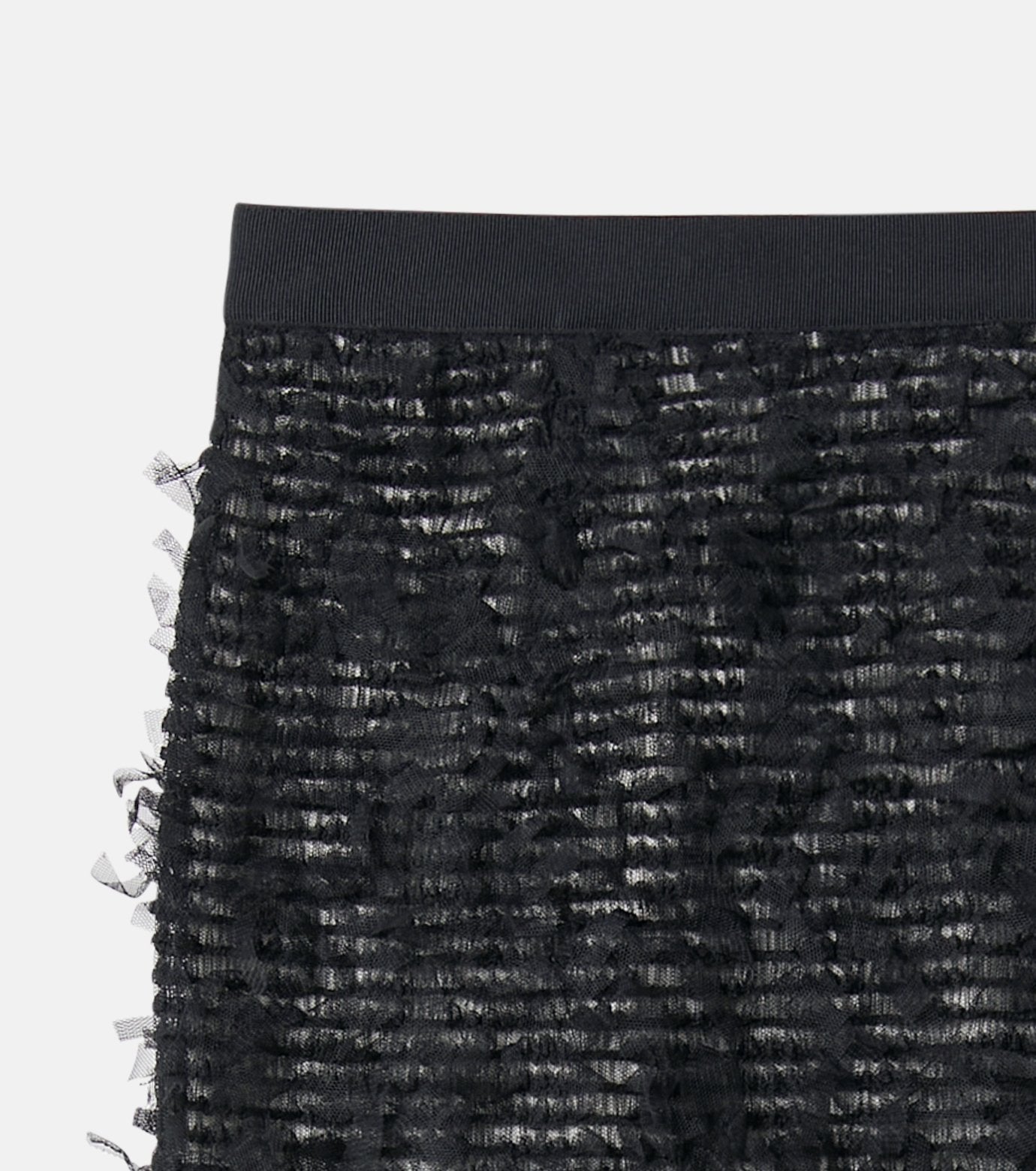 Tape Yarn Shirring Skirt