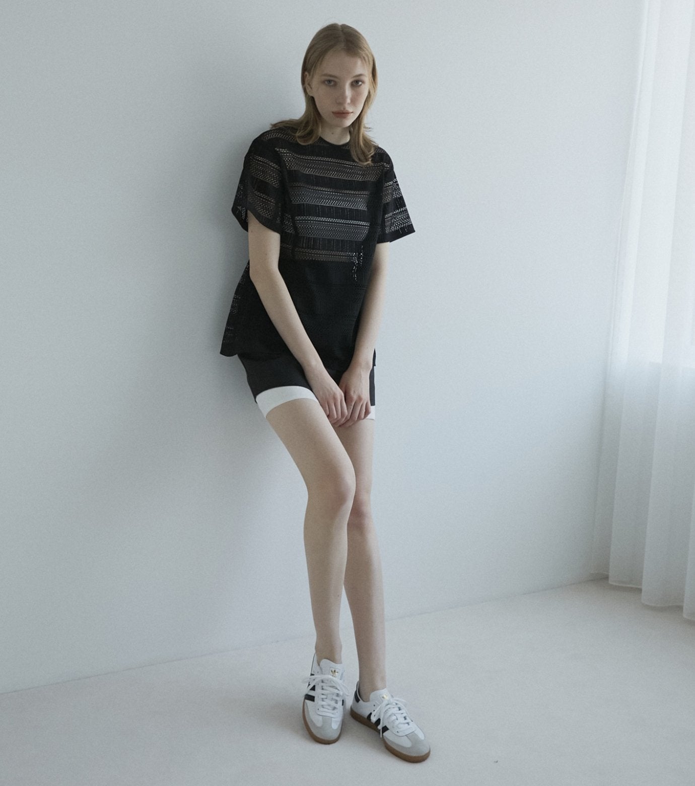 Contrast Mini Skirt