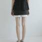 Contrast Mini Skirt