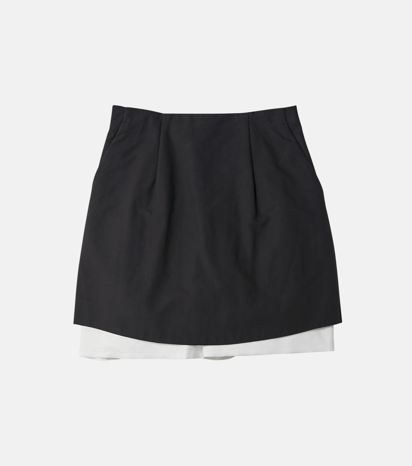 Contrast Mini Skirt