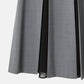 Pleated Skirt w/Sheer Detail