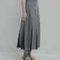 Pleated Skirt w/Sheer Detail