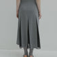 Pleated Skirt w/Sheer Detail