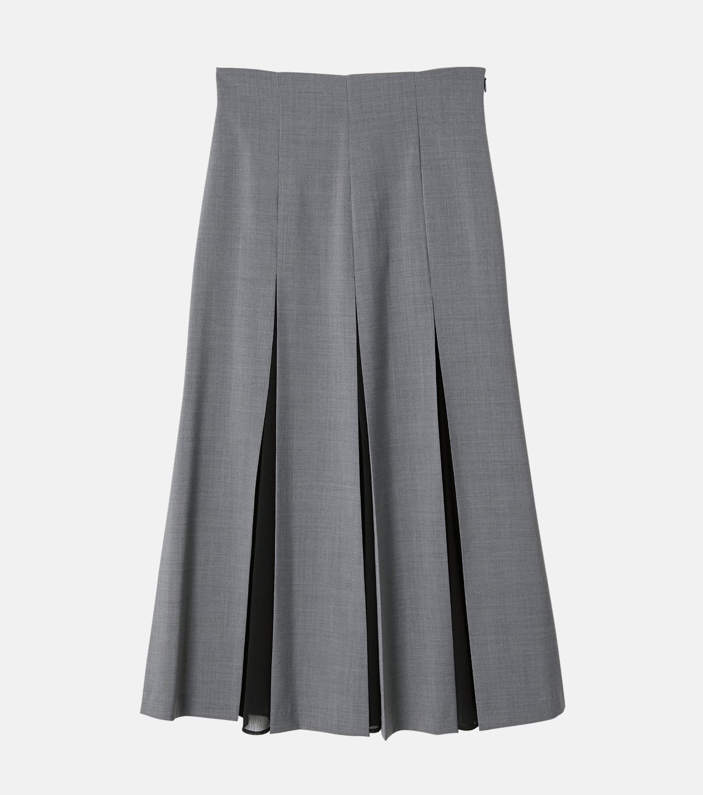 Pleated Skirt w/Sheer Detail