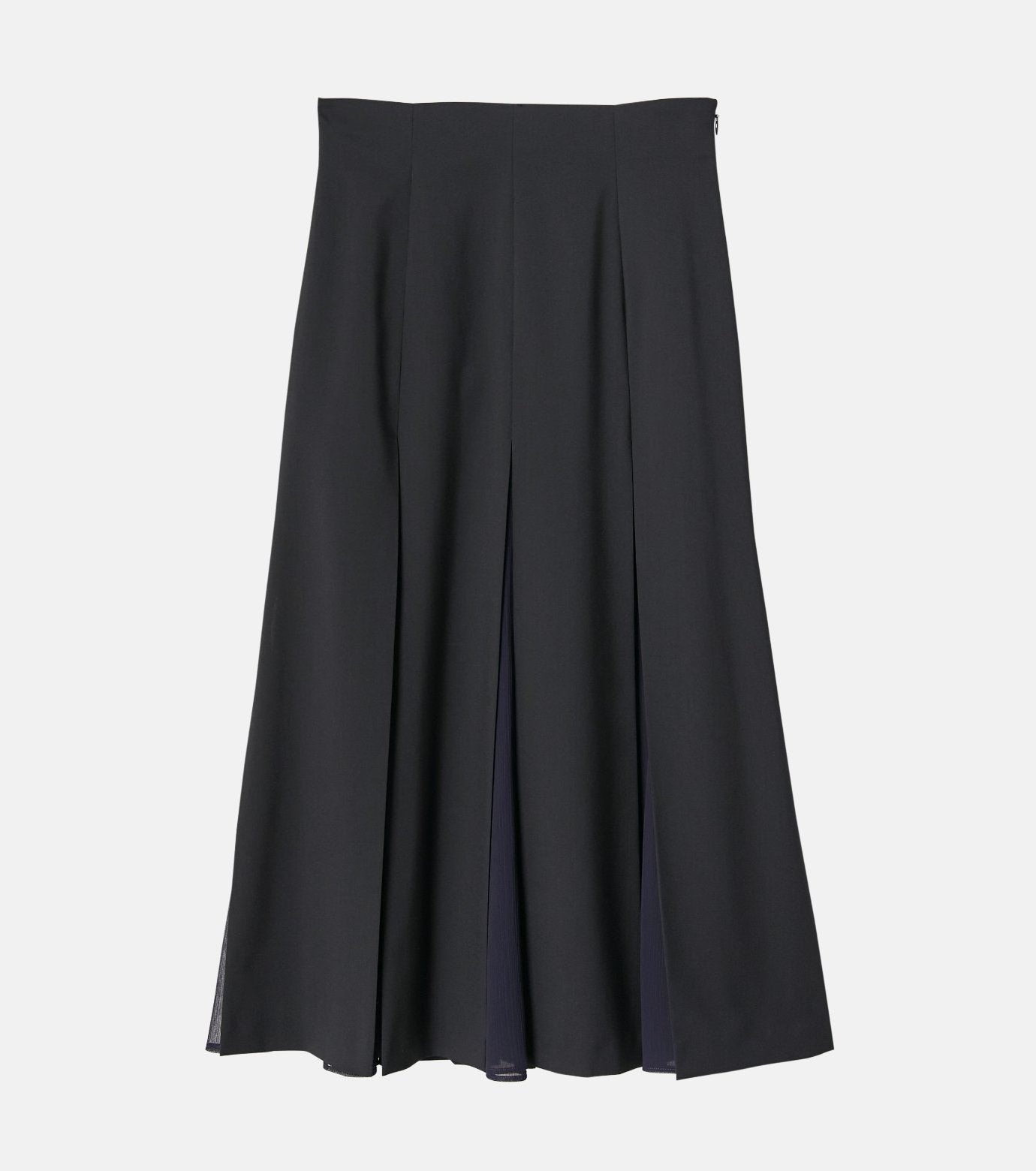 Pleated Skirt w/Sheer Detail