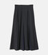 Pleated Skirt w/Sheer Detail