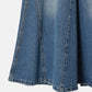 Flared Denim Skirt