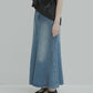 Flared Denim Skirt