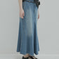Flared Denim Skirt