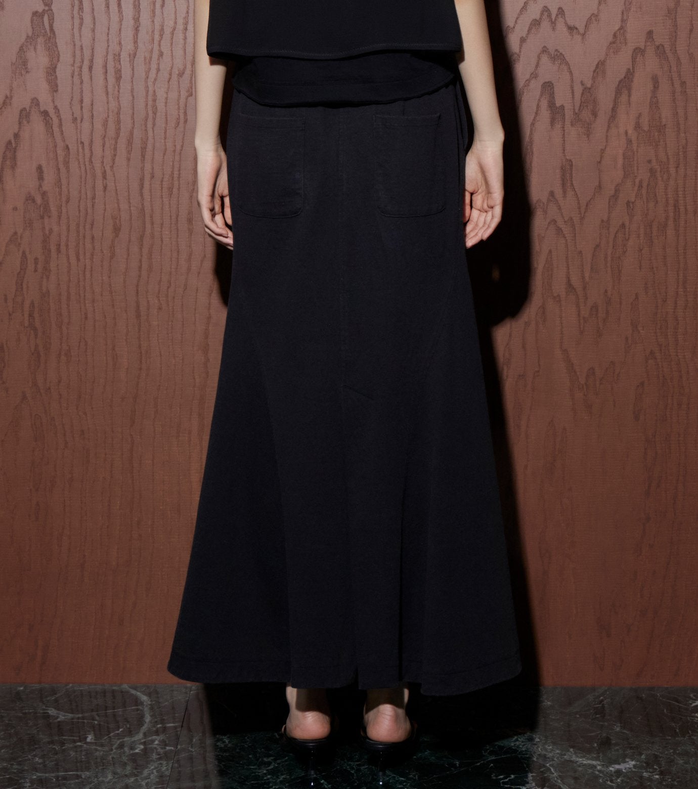 Ozone Washed Jersey Skirt
