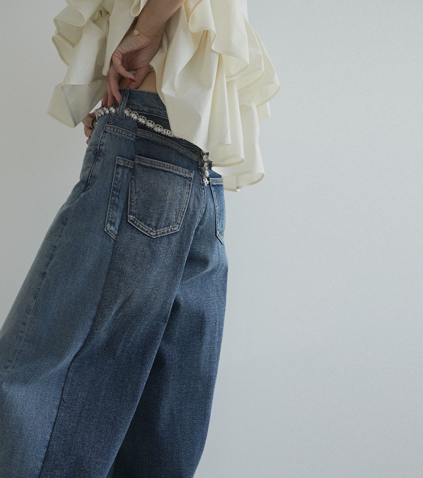Denim Remake Wide Pants