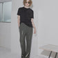 Slim Flare Pant w/Sheer Detail