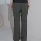 Slim Flare Pant w/Sheer Detail