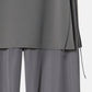 Sheer Relax Pant w/Flocked Flower