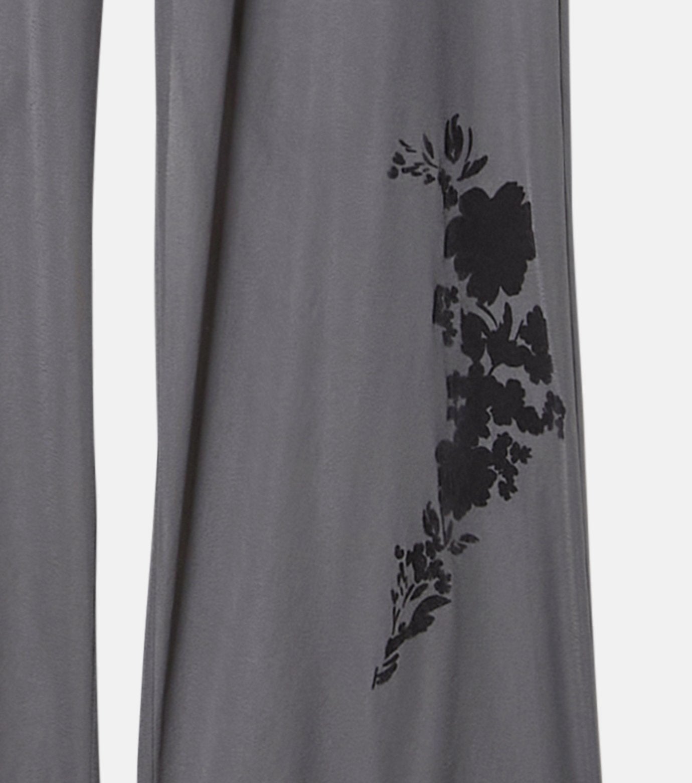 Sheer Relax Pant w/Flocked Flower
