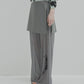 Sheer Relax Pant w/Flocked Flower