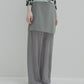 Sheer Relax Pant w/Flocked Flower