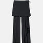 Sheer Relax Pant w/Flocked Flower