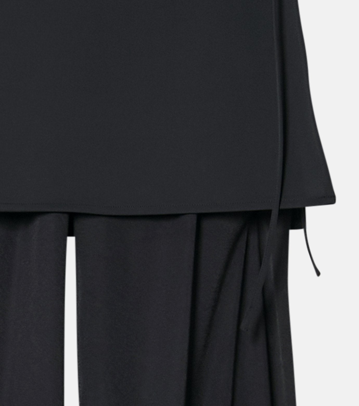 Sheer Relax Pant w/Flocked Flower