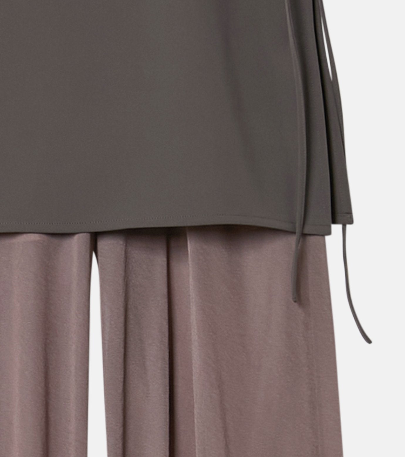 Sheer Relax Pant w/Flocked Flower