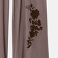 Sheer Relax Pant w/Flocked Flower