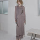 Sheer Relax Pant w/Flocked Flower