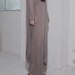 Sheer Relax Pant w/Flocked Flower