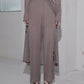 Sheer Relax Pant w/Flocked Flower