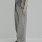 Wide Leg Trousers w/Cut Out Detail