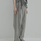Wide Leg Trousers w/Cut Out Detail