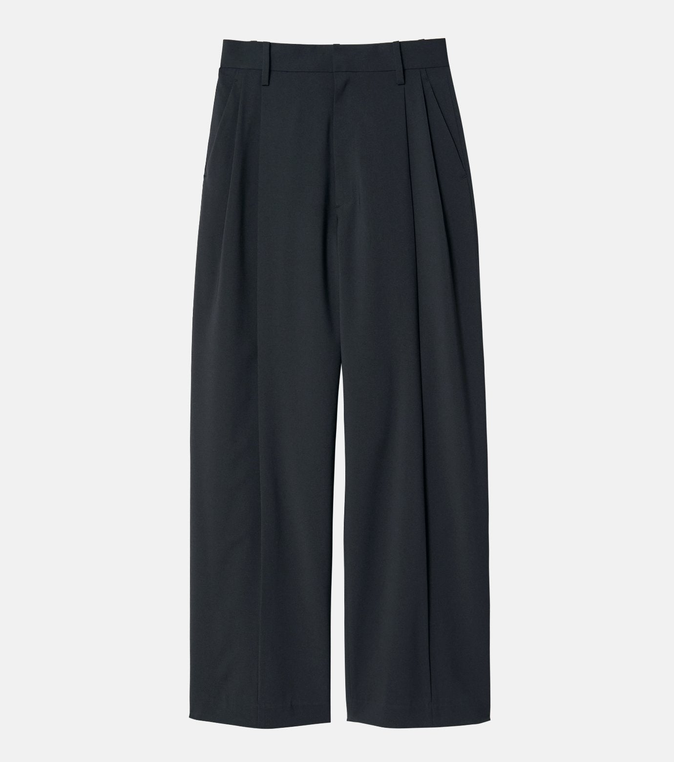 Wide Leg Trousers w/Cut Out Detail
