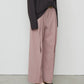 Wide Leg Trousers w/Cut Out Detail