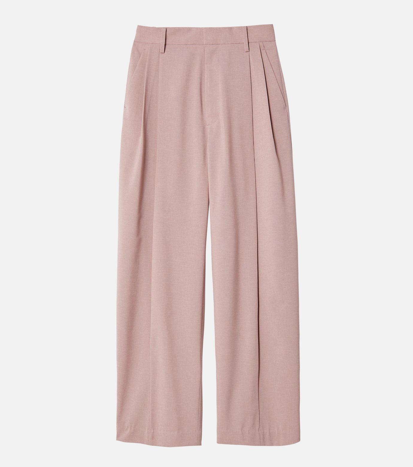 Wide Leg Trousers w/Cut Out Detail