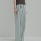 Wide Leg Trousers w/Cut Out Detail