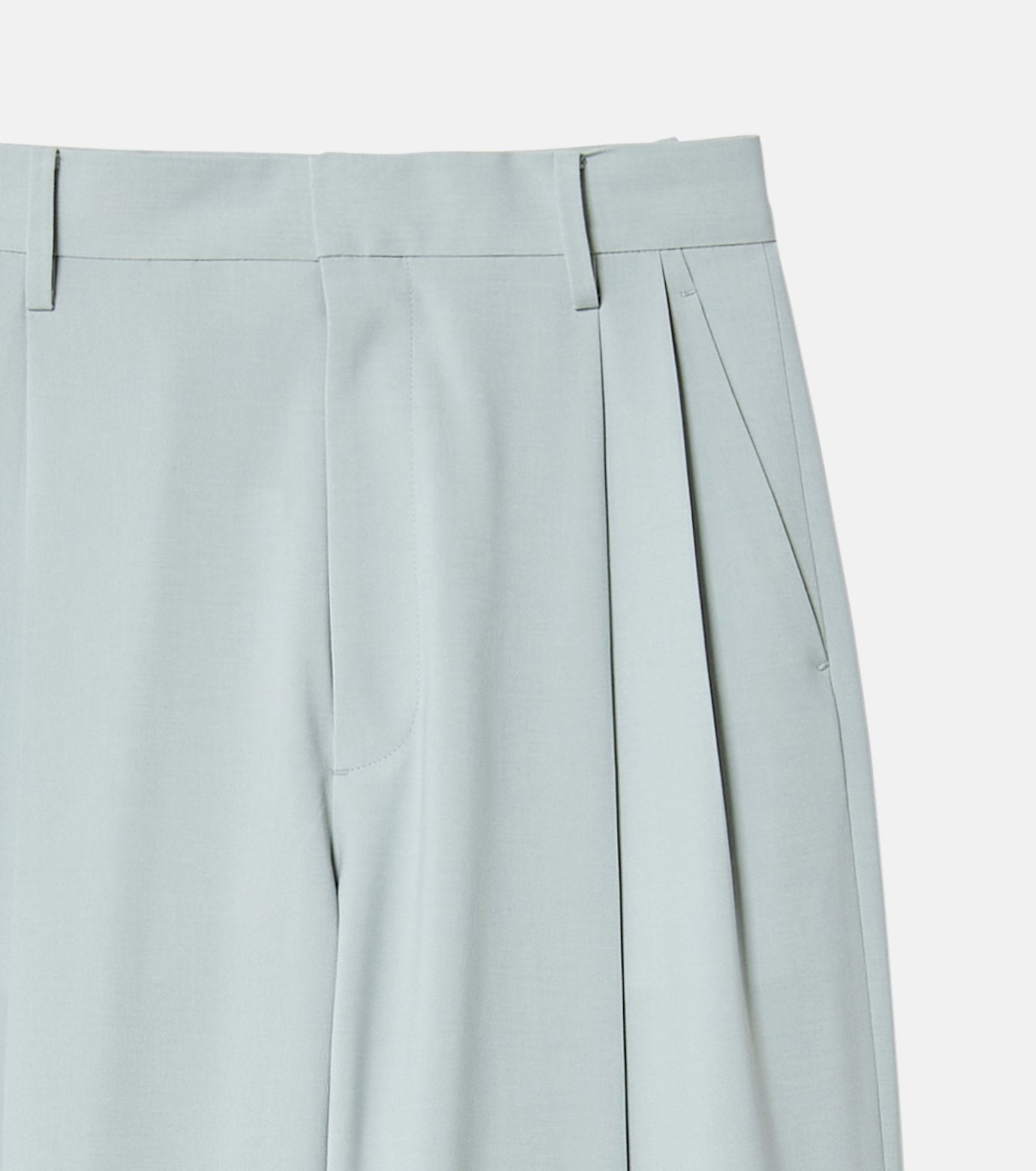 Wide Leg Trousers w/Cut Out Detail