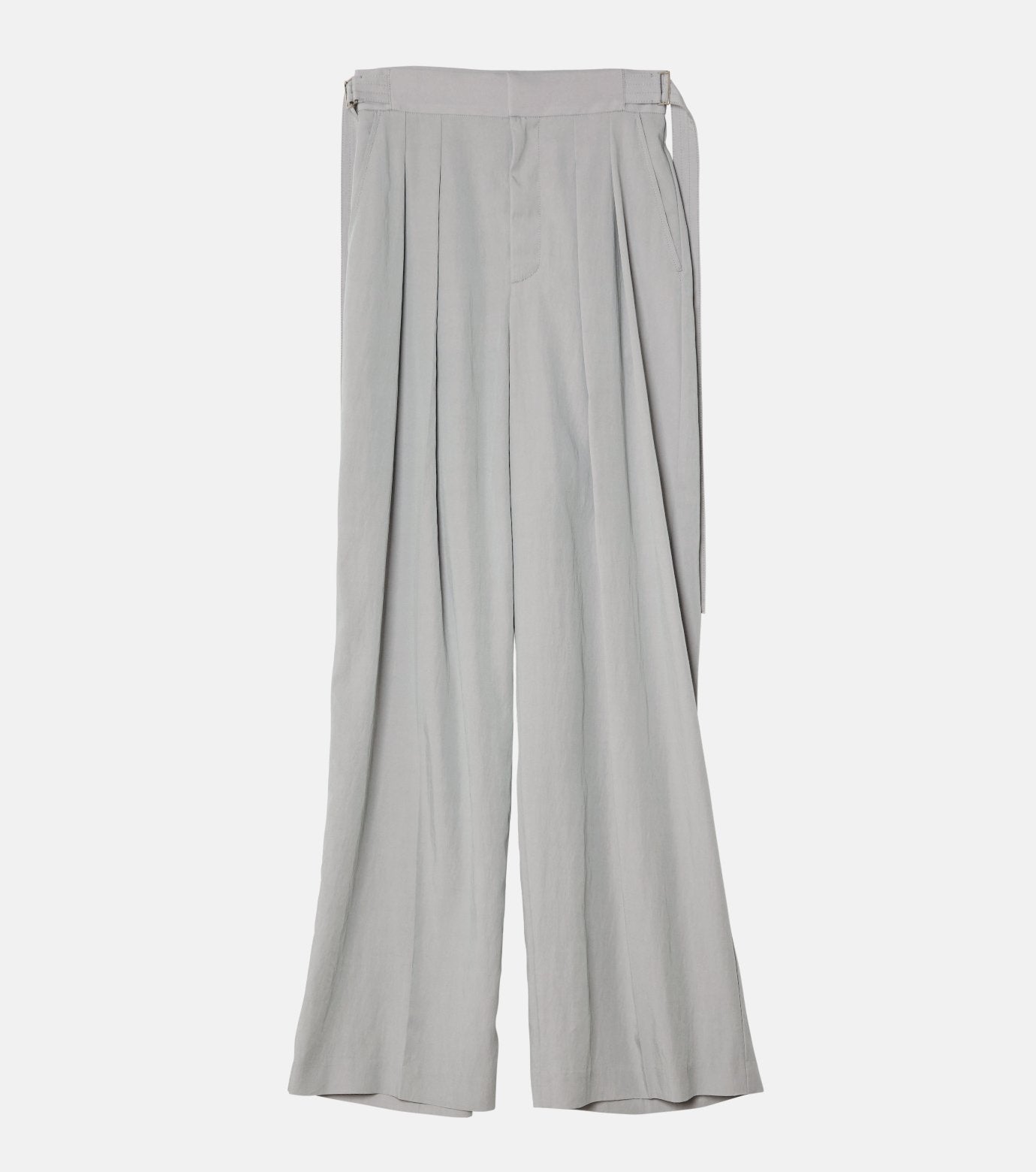 Wide Leg Tuck Pants