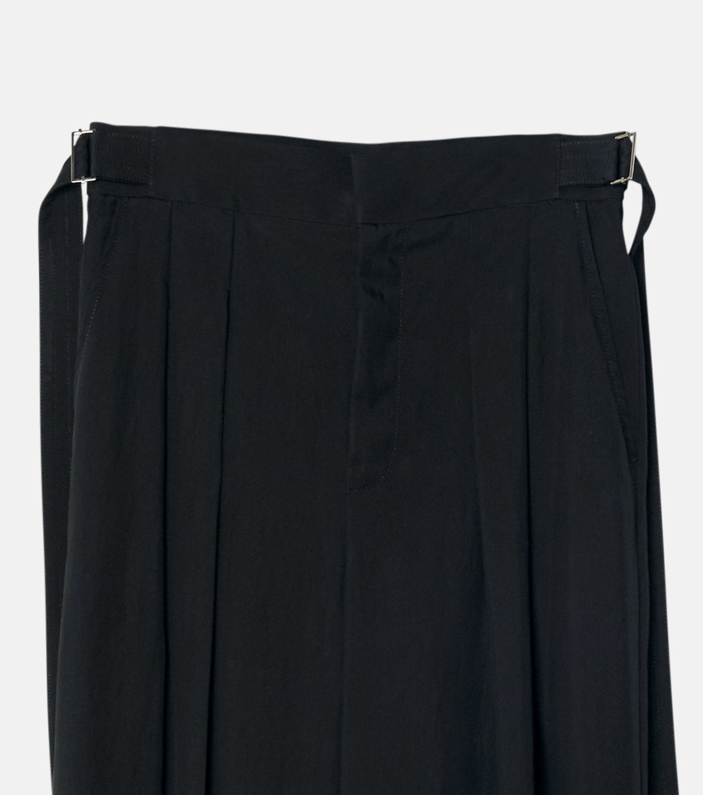 Wide Leg Tuck Pants