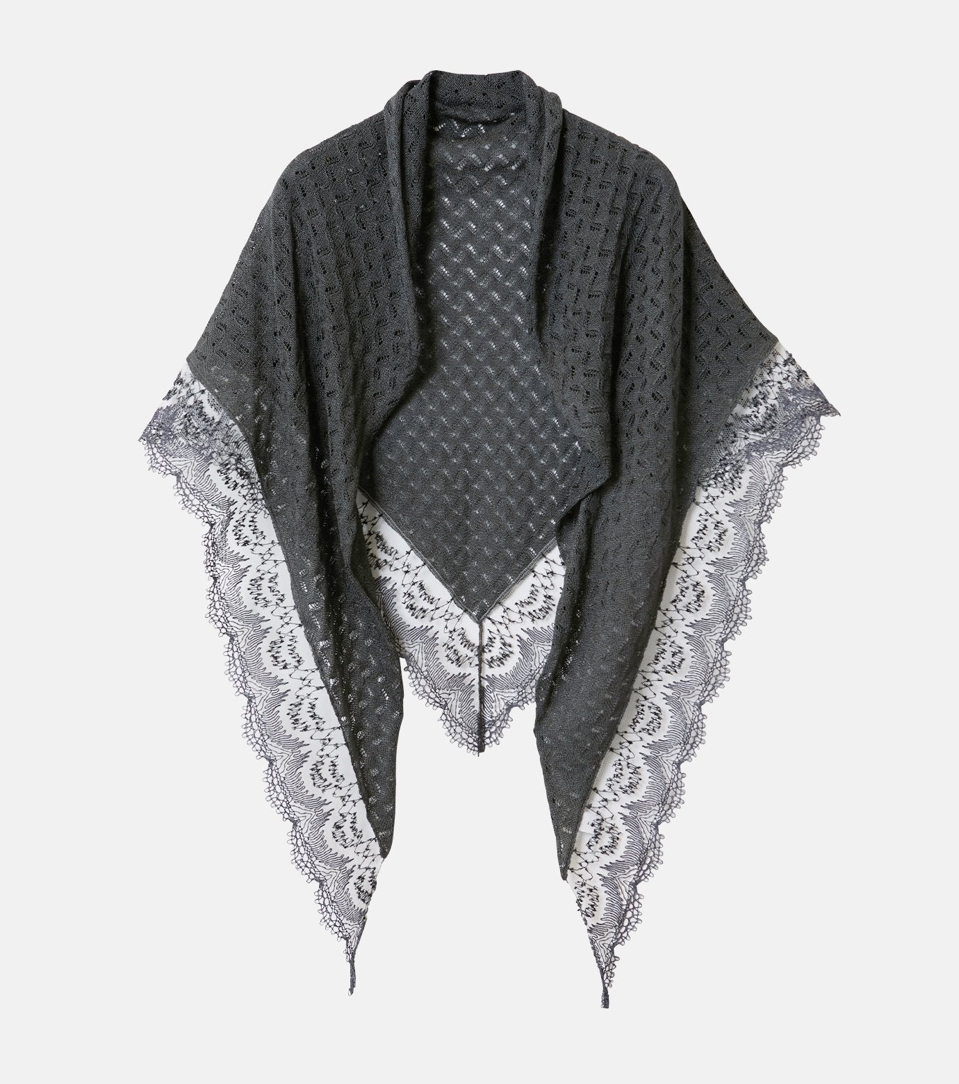 Lace Knit Triangle