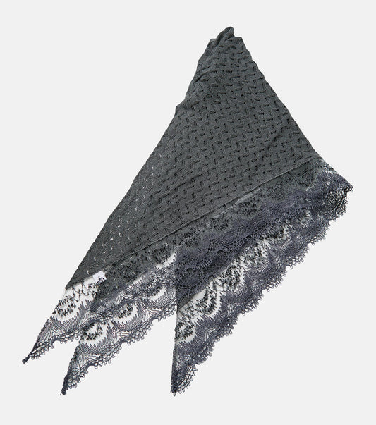 Lace Knit Triangle