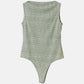 Distorted Check Body Suit Tops