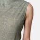 Distorted Check Body Suit Tops