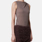 Distorted Check Body Suit Tops