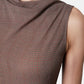 Distorted Check Body Suit Tops