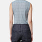 Distorted Check Body Suit Tops
