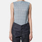 Distorted Check Body Suit Tops