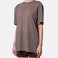 Distorted Check Sheer Tee