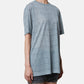 Distorted Check Sheer Tee