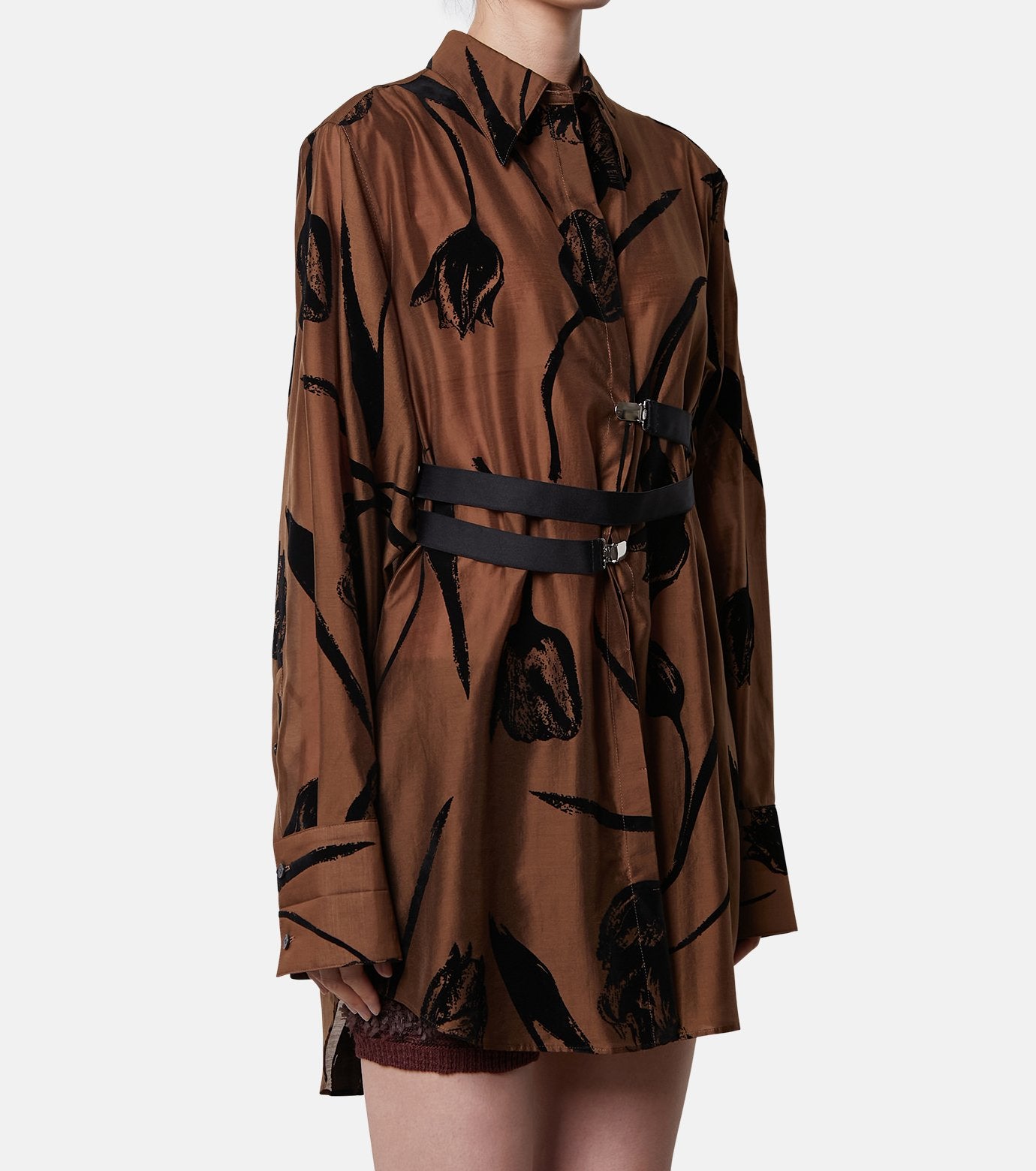 Flocky Print Shirt