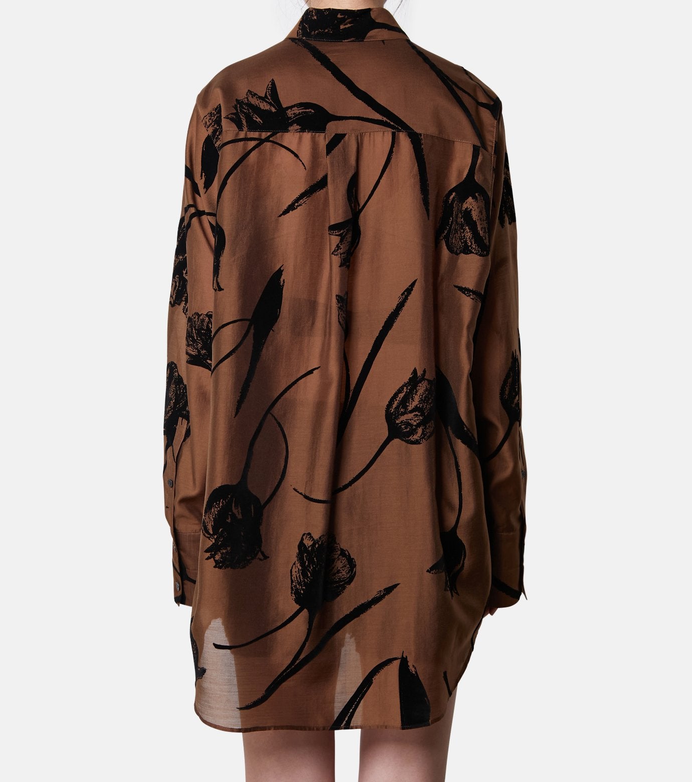 Flocky Print Shirt